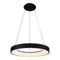 Azzardo AZ4999 - Lampadario LED a cavo SANTANA LED/30W/230V nero