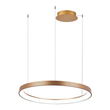 Azzardo AZ5017 - Lampadario a sospensione con filo LED dimmerabile AGNES LED/38W/230V diametro 48 cm oro