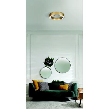 Azzardo AZ5030 - Plafoniera LED MARCO LED/30W/230V oro