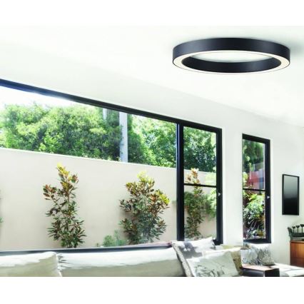 Azzardo AZ5035 - Plafoniera LED dimmerabile MARCO LED/60W/230V nero + telecomando