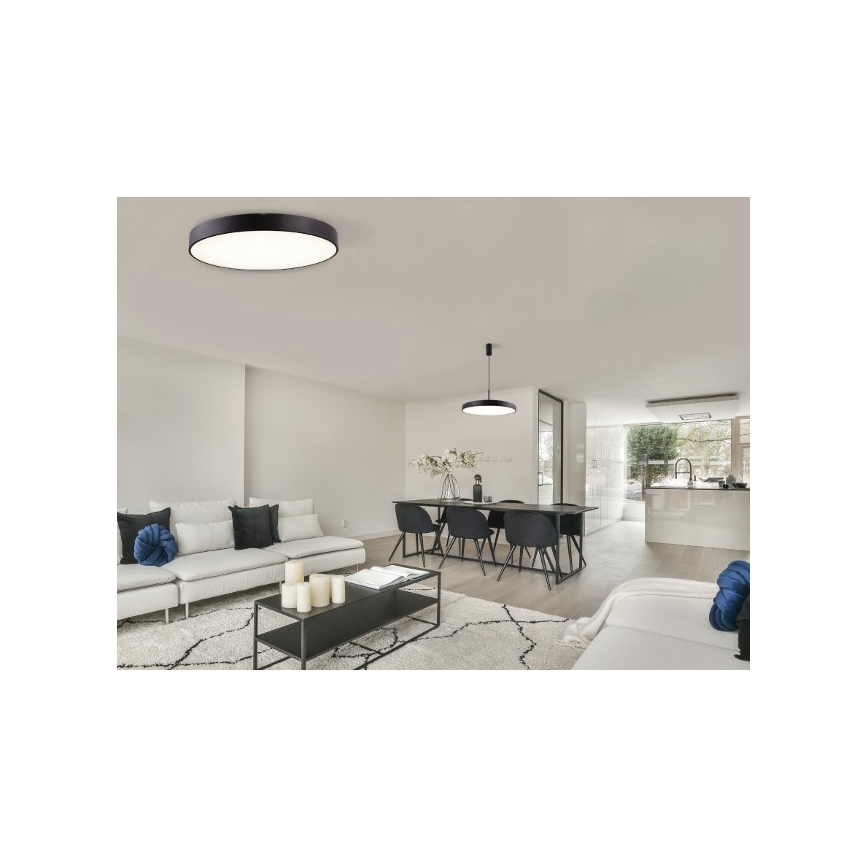 Azzardo AZ5082 - Plafoniera LED dimmerabile MARCELLO LED/60W/230V nero
