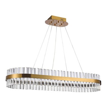 Azzardo AZ5263 - Lampadario LED a sospensione con filo FRANCESCA LED/64W/230V 100 cm