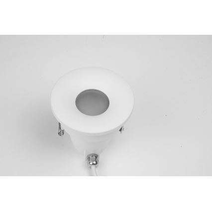 Azzardo AZ5389 - Lampada da incasso per bagno ROMOLO 1xGU10/50W/230V IP65 bianco