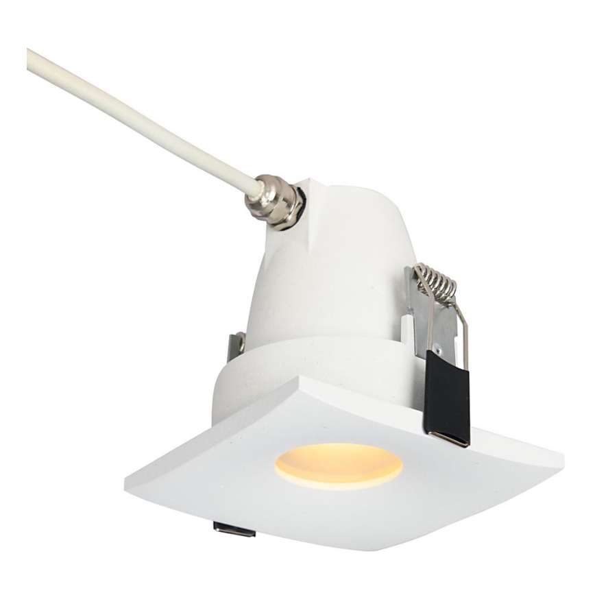 Azzardo AZ5391 - Lampada da incasso per bagno ROMOLO 1xGU10/50W/230V IP65 bianco