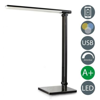B.K. Licht 1090 - Lampada da tavolo LED dimmerabile LED/5W/230V