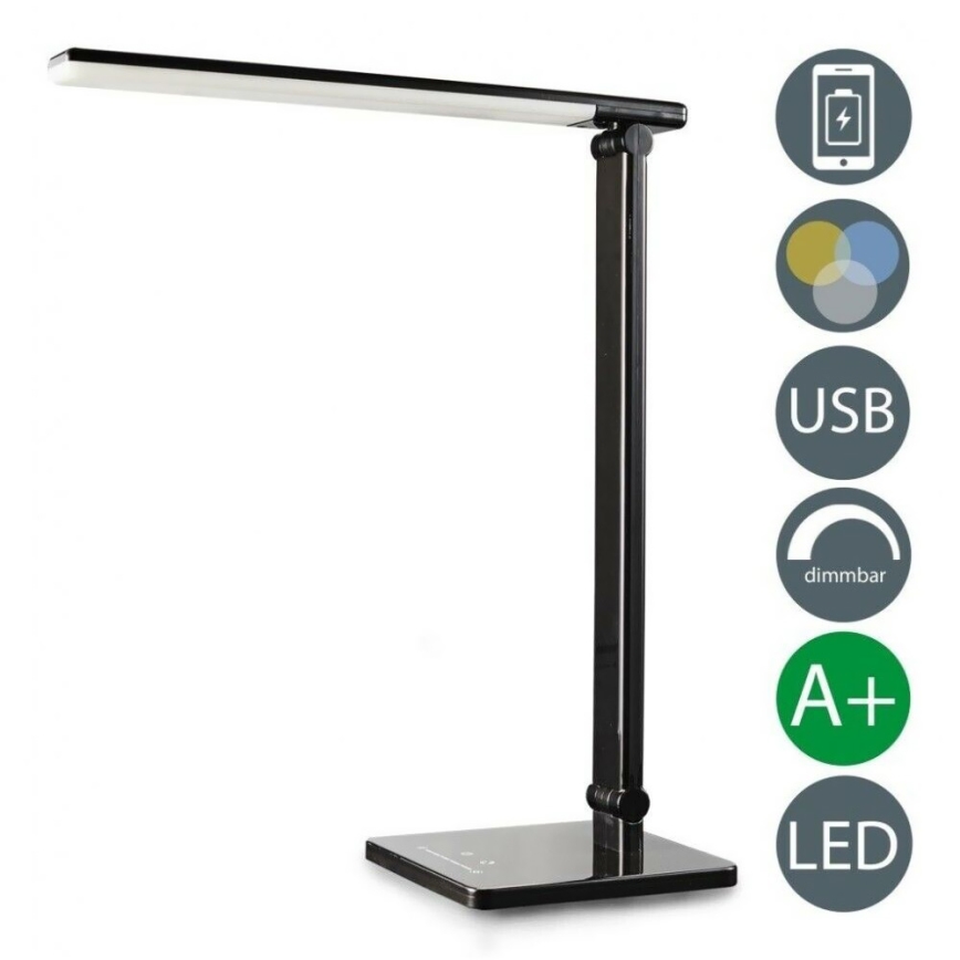 B.K. Licht 1090 - Lampada da tavolo LED dimmerabile LED/5W/230V