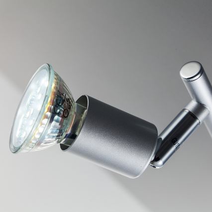 B.K.Licht - Luce Spot a LED 2xGU10/3W/230V 3000K