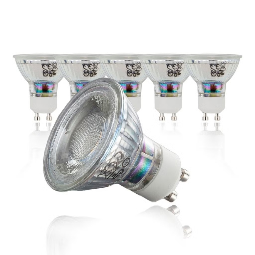 B.K.Licht - Confezione da 10 lampadine LED GU10/5W/230V 3000K