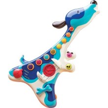 B-Toys - Chitarra elettrica per bambini Dog Woofer 3xAA