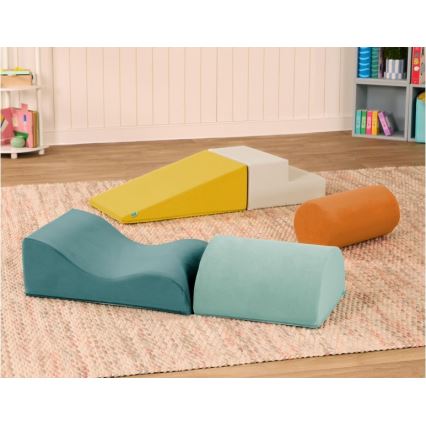 B-Toys - Blocchi di schiuma per bambini MAXI WONDERSHAPES 5 pezzi