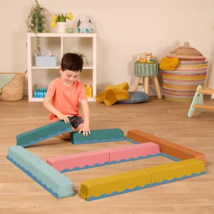 B-Toys - Percorso a ostacoli BALANCE & HOP 10 pezzi