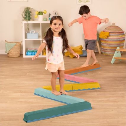 B-Toys - Percorso a ostacoli BALANCE & HOP 10 pezzi