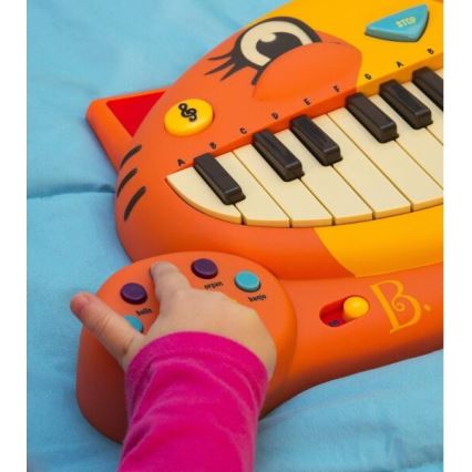 B-Toys - Pianoforte per bambini con microfono Cat 4xAA