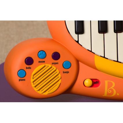 B-Toys - Pianoforte per bambini con microfono Cat 4xAA