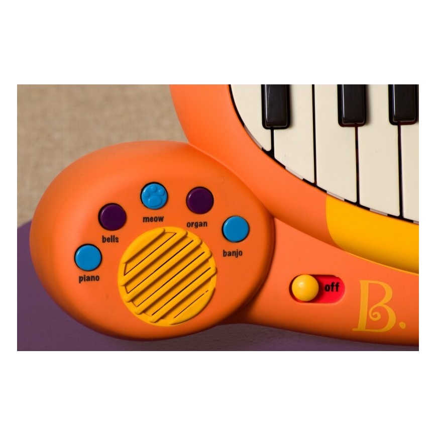 B-Toys - Pianoforte per bambini con microfono Cat 4xAA