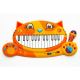 B-Toys - Pianoforte per bambini con microfono Cat 4xAA