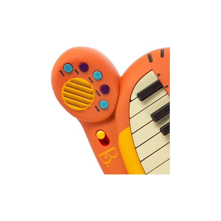 B-Toys - Pianoforte per bambini con microfono Cat 4xAA