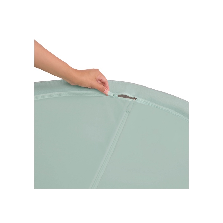 B-Toys - Piscina a secco per bambini con palline diametro 89 cm grigio/turchese