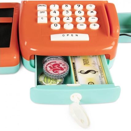 B-Toys - Registratore di cassa per bambini con suoni e calcolatrice