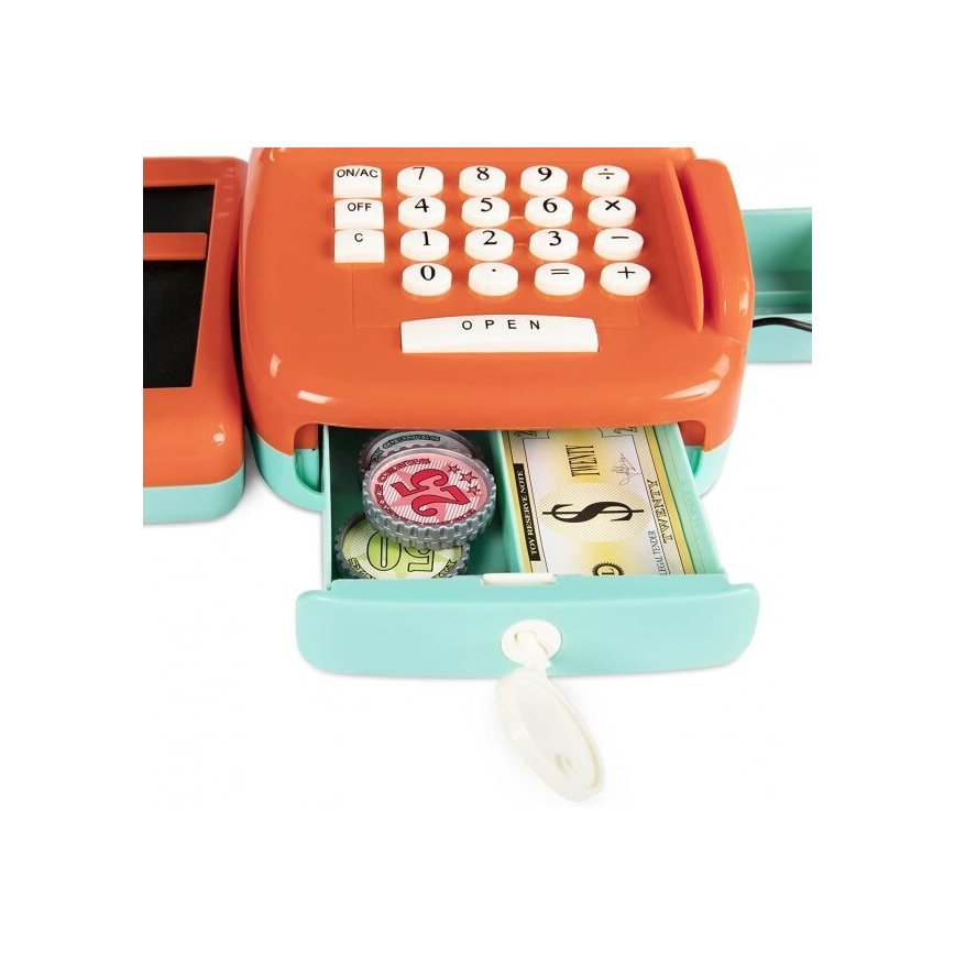 B-Toys - Registratore di cassa per bambini con suoni e calcolatrice