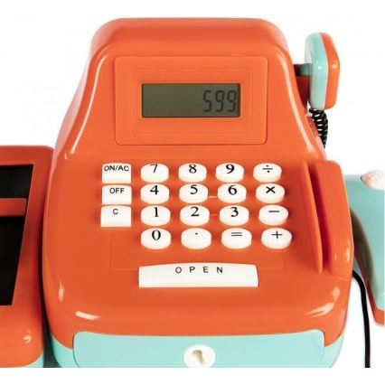 B-Toys - Registratore di cassa per bambini con suoni e calcolatrice