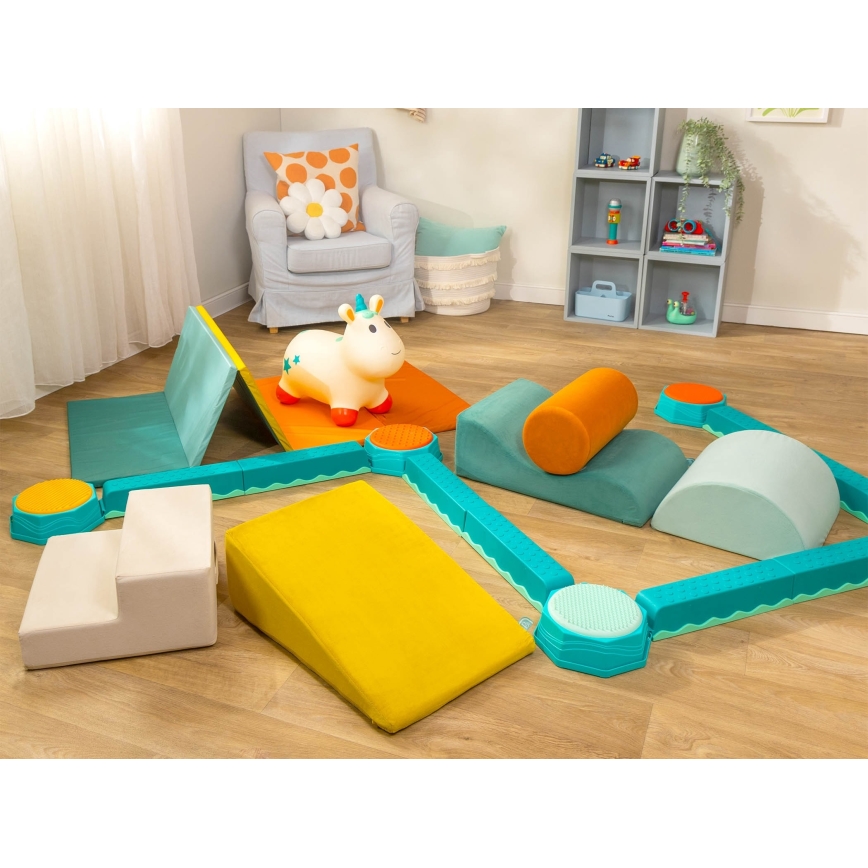 B-Toys - Set da 3 blocchi in schiuma WONDERSHAPES per bambini