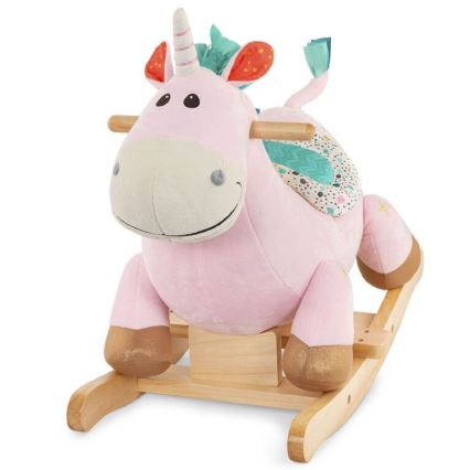 B-Toys - Unicorno a dondolo CLEO pioppo