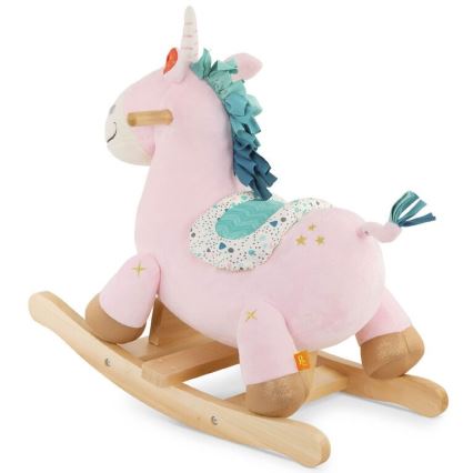 B-Toys - Unicorno a dondolo CLEO pioppo