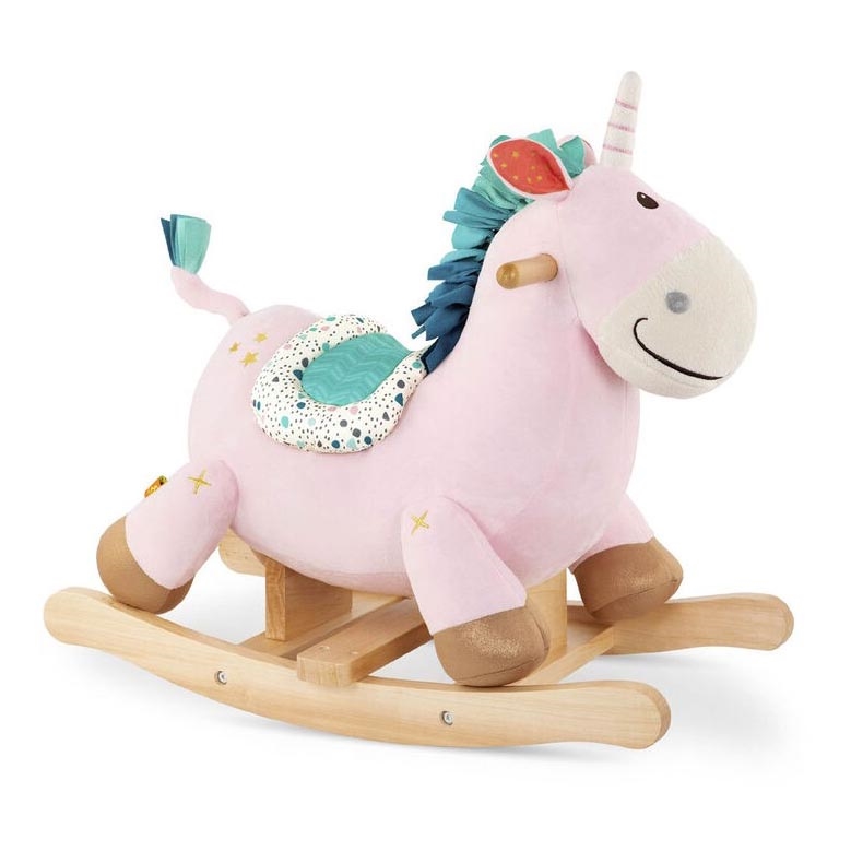 B-Toys - Unicorno a dondolo CLEO pioppo