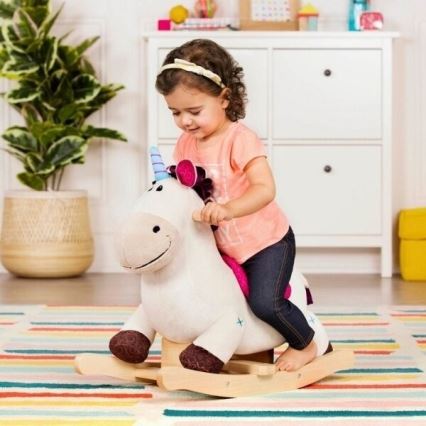 B-Toys - Unicorno a dondolo DILLY DALLY pioppo