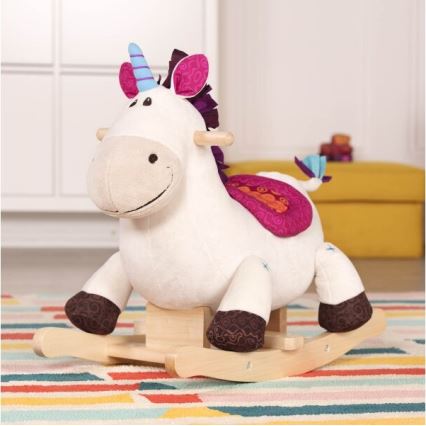 B-Toys - Unicorno a dondolo DILLY DALLY pioppo