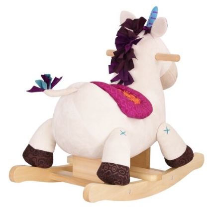 B-Toys - Unicorno a dondolo DILLY DALLY pioppo