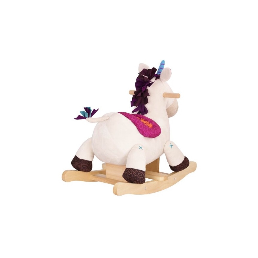 B-Toys - Unicorno a dondolo DILLY DALLY pioppo