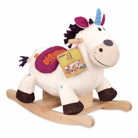 B-Toys - Unicorno a dondolo DILLY DALLY pioppo