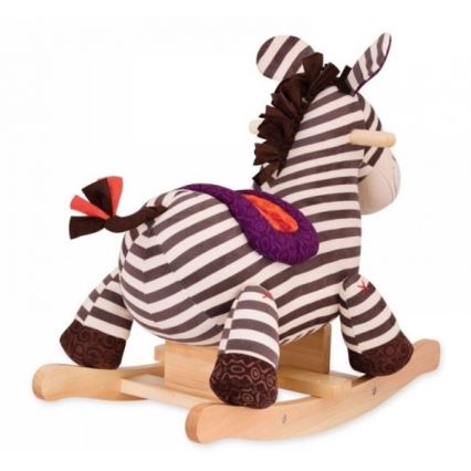 B-Toys - Zebra a dondolo KAZOO pioppo