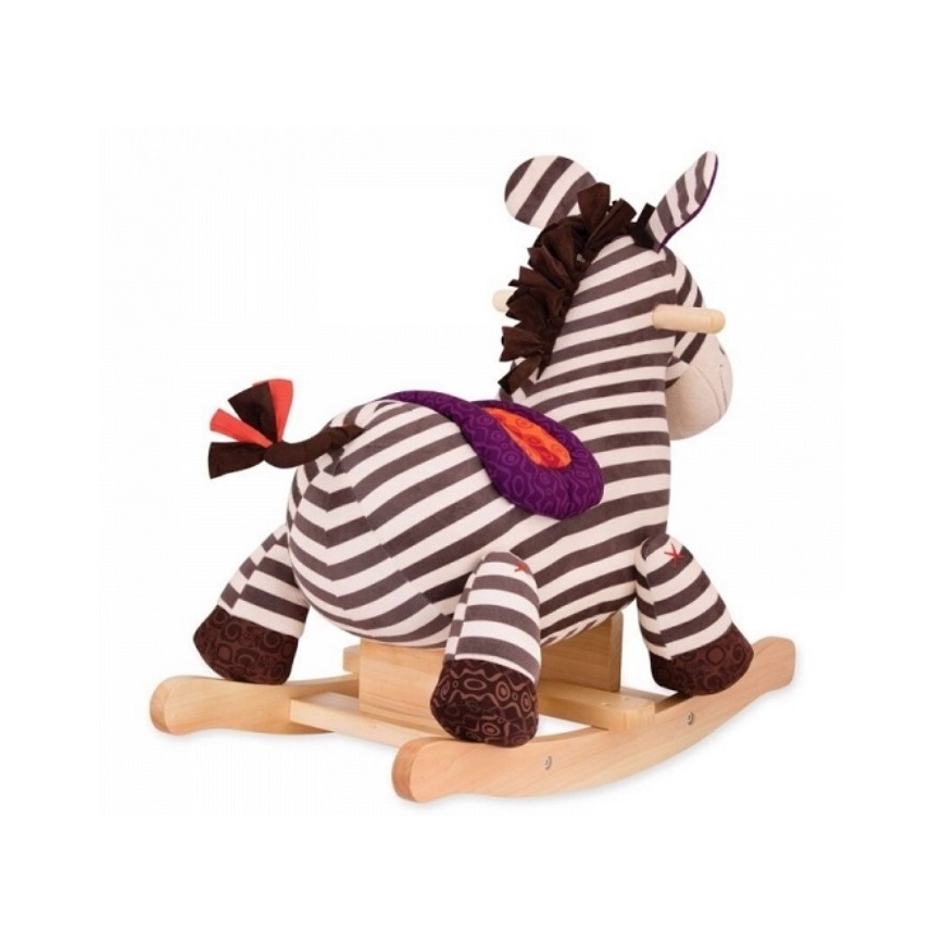 B-Toys - Zebra a dondolo KAZOO pioppo