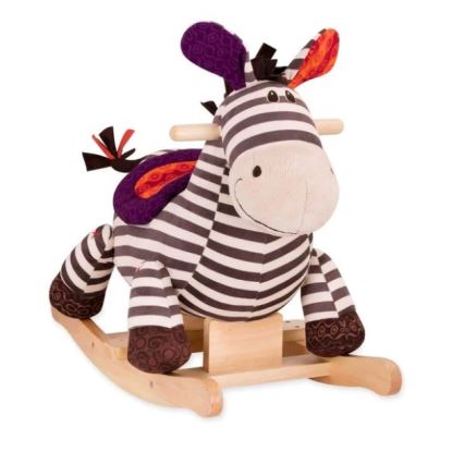 B-Toys - Zebra a dondolo KAZOO pioppo