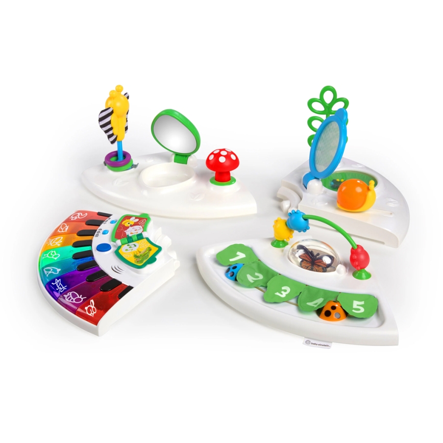 Baby Einstein - Centro attività 4 in 1 per bambini AROUND WE GROW, 3 batterie AA