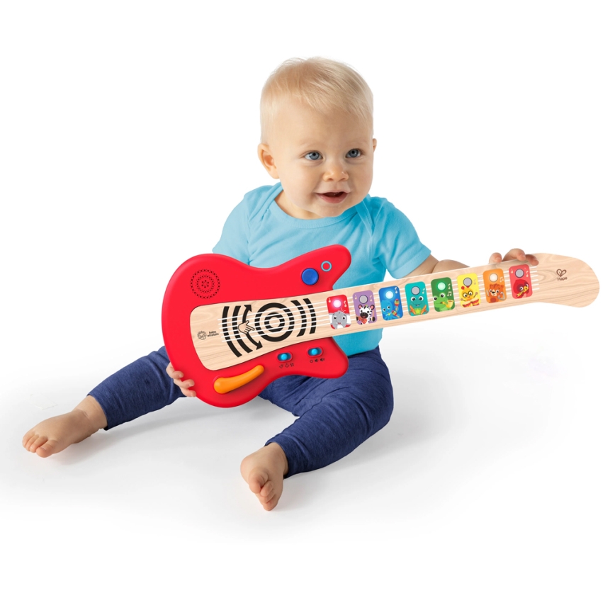 Baby Einstein - Chitarra giocattolo musicale in legno MAGIC TOUCH (3x AA)