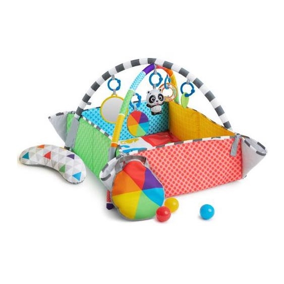 Baby Einstein - Coperta per bambini per giocare 5in1 PATCH'S COLOR PLAYSPACE 3xAAA