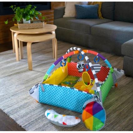 Baby Einstein - Coperta per bambini per giocare 5in1 PATCH'S COLOR PLAYSPACE 3xAAA