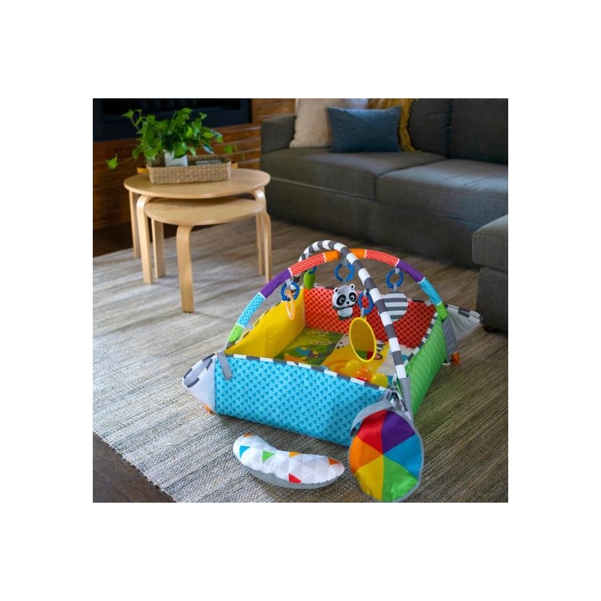 Baby Einstein - Coperta per bambini per giocare 5in1 PATCH'S COLOR PLAYSPACE 3xAAA