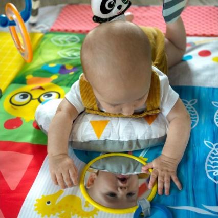 Baby Einstein - Coperta per bambini per giocare 5in1 PATCH'S COLOR PLAYSPACE 3xAAA