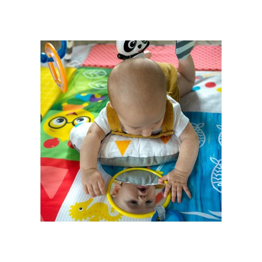 Baby Einstein - Coperta per bambini per giocare 5in1 PATCH'S COLOR PLAYSPACE 3xAAA