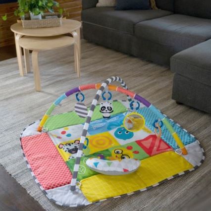 Baby Einstein - Coperta per bambini per giocare 5in1 PATCH'S COLOR PLAYSPACE 3xAAA