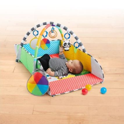 Baby Einstein - Coperta per bambini per giocare 5in1 PATCH'S COLOR PLAYSPACE 3xAAA