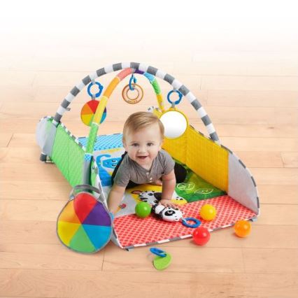 Baby Einstein - Coperta per bambini per giocare 5in1 PATCH'S COLOR PLAYSPACE 3xAAA