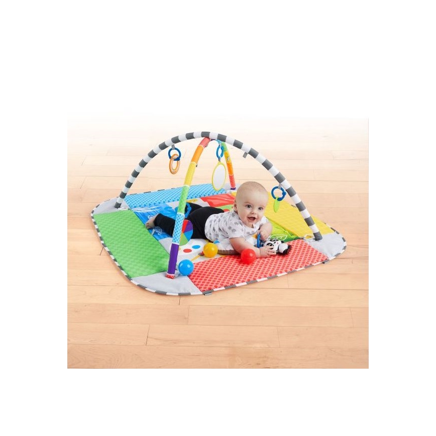 Baby Einstein - Coperta per bambini per giocare 5in1 PATCH'S COLOR PLAYSPACE 3xAAA