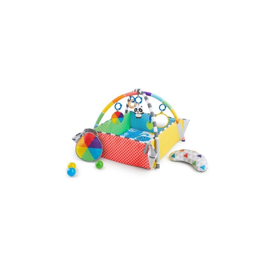 Baby Einstein - Coperta per bambini per giocare 5in1 PATCH'S COLOR PLAYSPACE 3xAAA