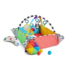 Baby Einstein - Coperta per bambini per giocare a 5in1 PATCH'S COLOR PLAYSPACE